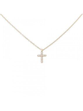 Tiffany & Co Metro Cross Mini Necklace